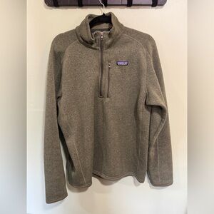 Patagonia Better Sweater 1/4 Zip Industrial Green Size M